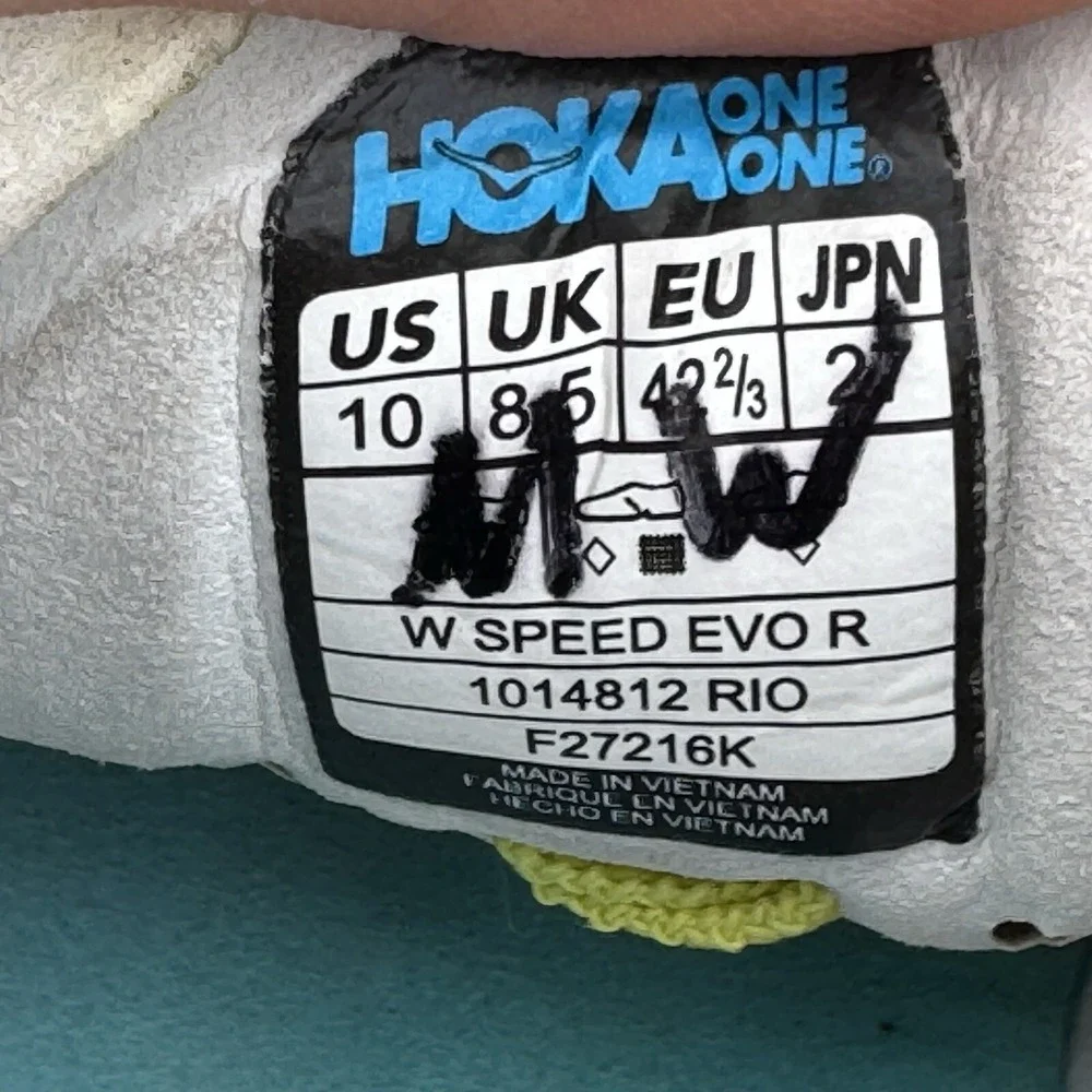 Size 10 - Hoka One One Speed Evo R Low Black‎ W
